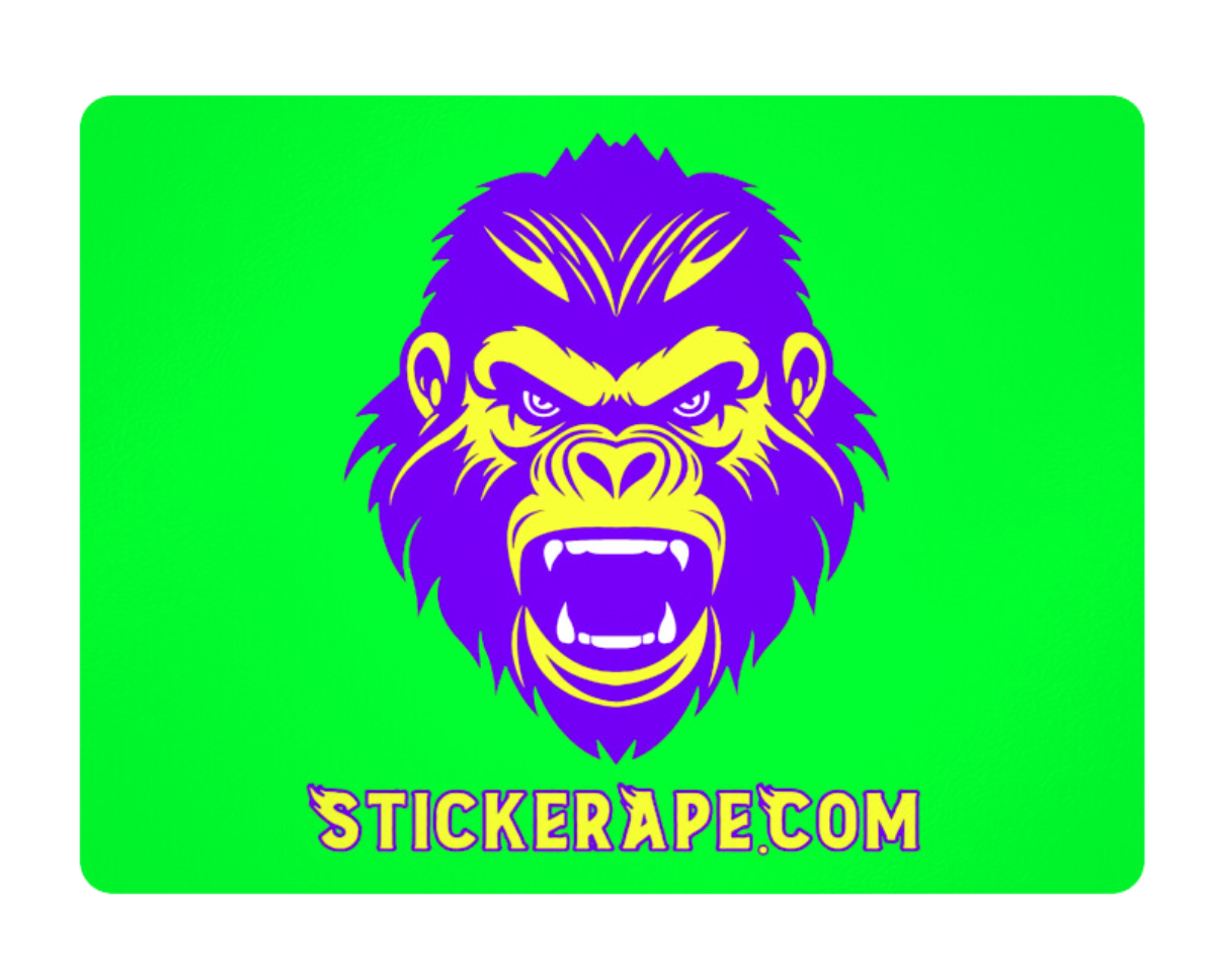 Rounded Rectangle Sticker - Sticker Ape